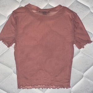 Forever 21 Mesh Crop Top